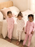 Pink/White Snuggle Pyjamas 3 Pack