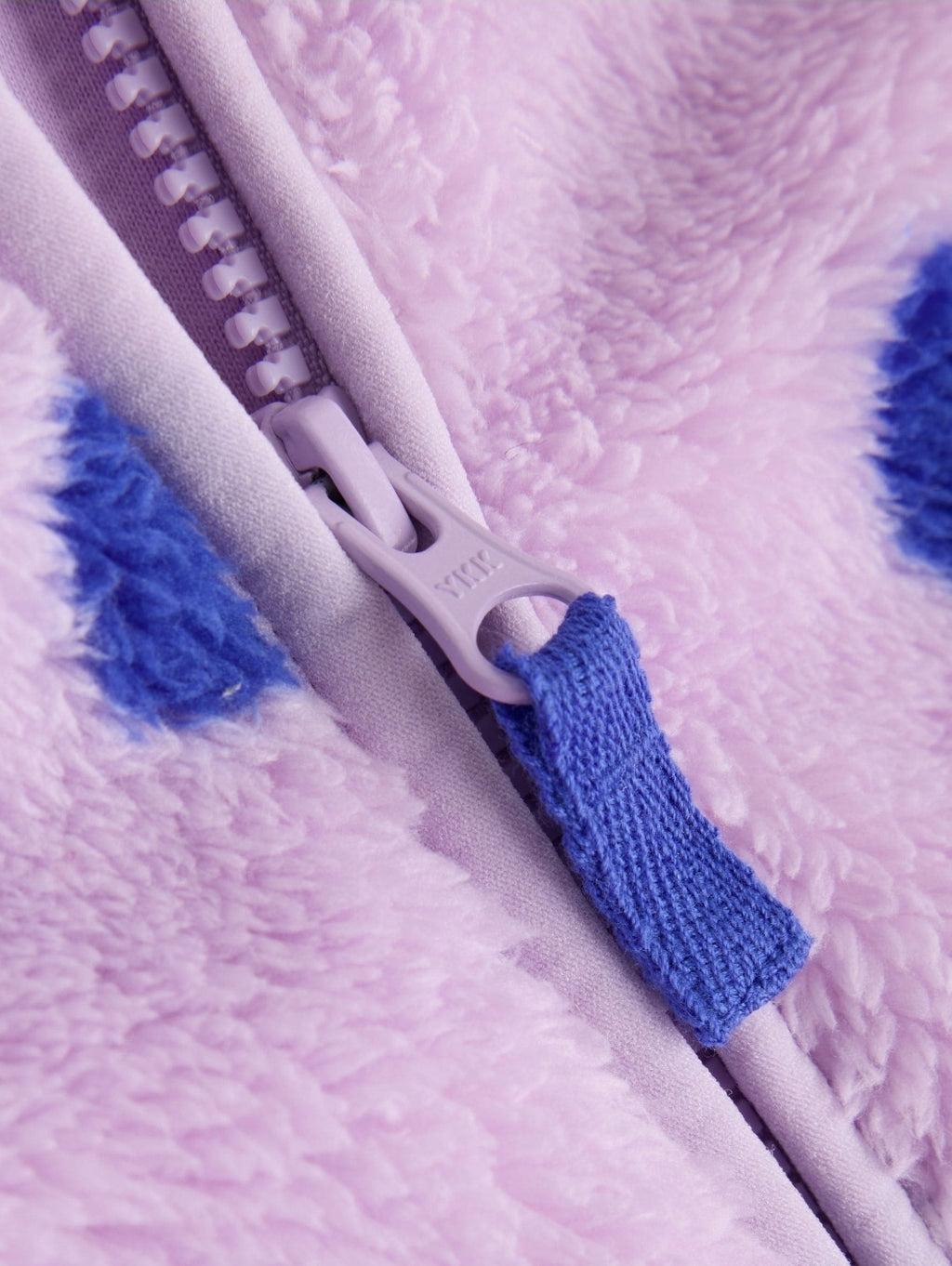 Purple Spot Fleece Baby Hooded
Jacket