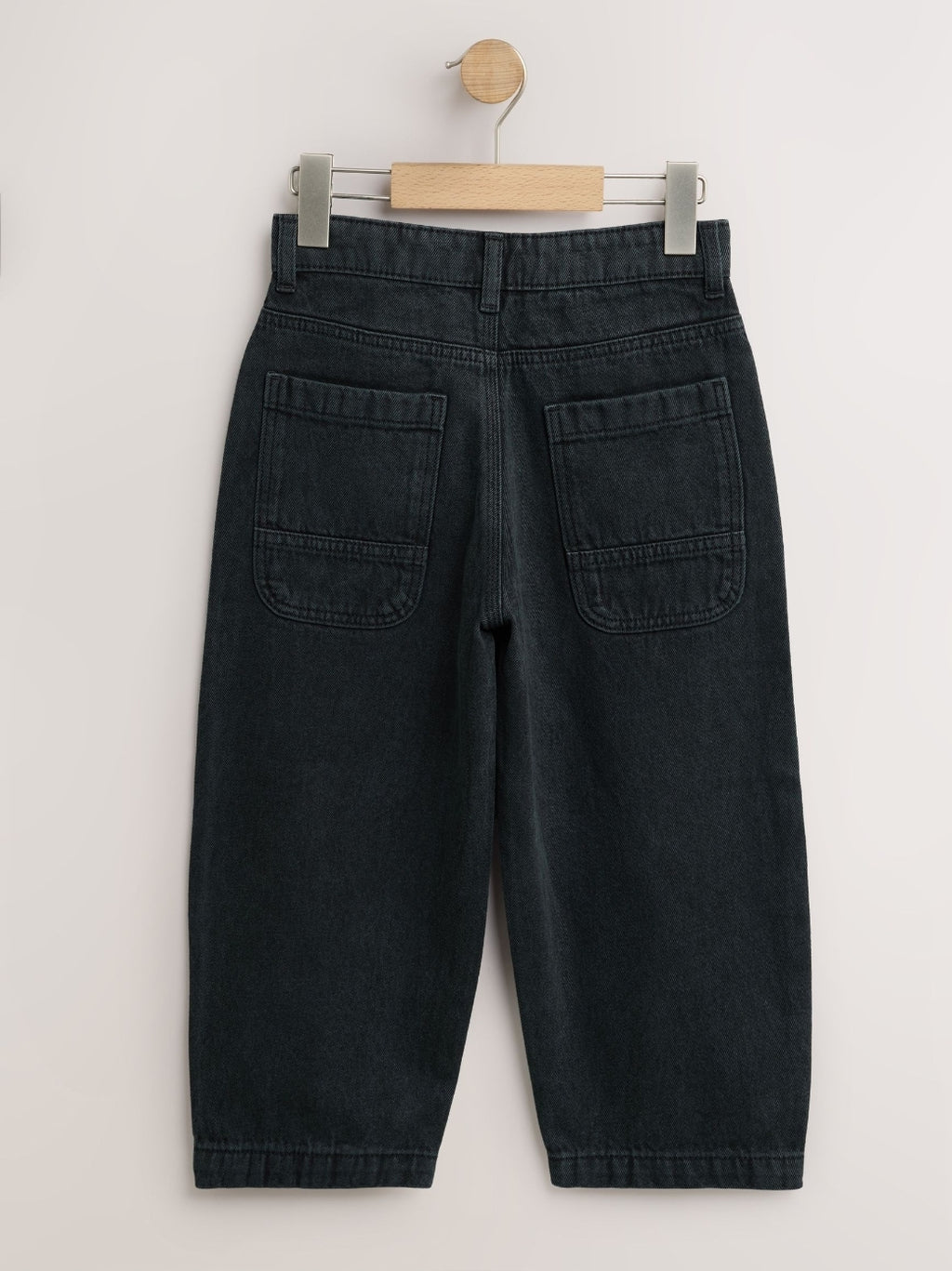 Black Barrel Fit Authentic Jeans