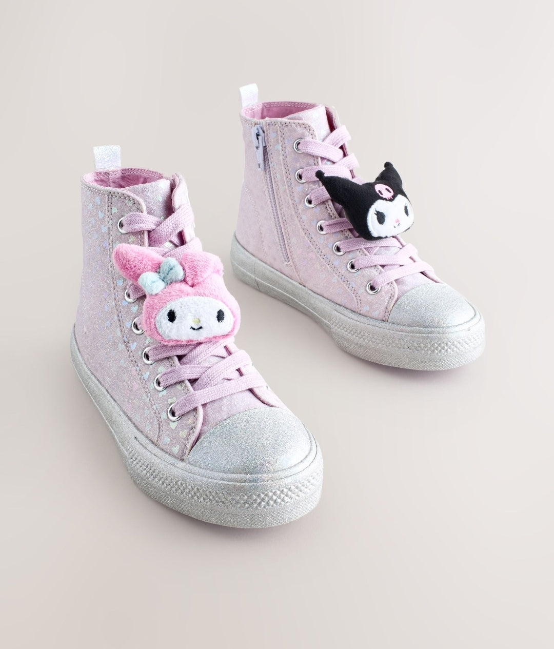 Purple Hello Kitty and Friends
Lace-Up High Top Trainers