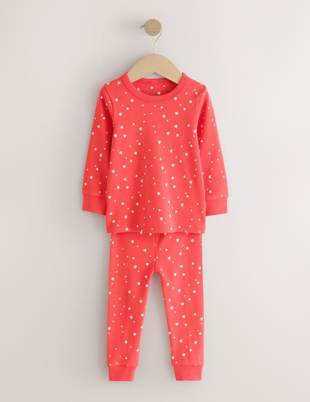 Red/Ecru Snuggle Pyjamas 3 Pack