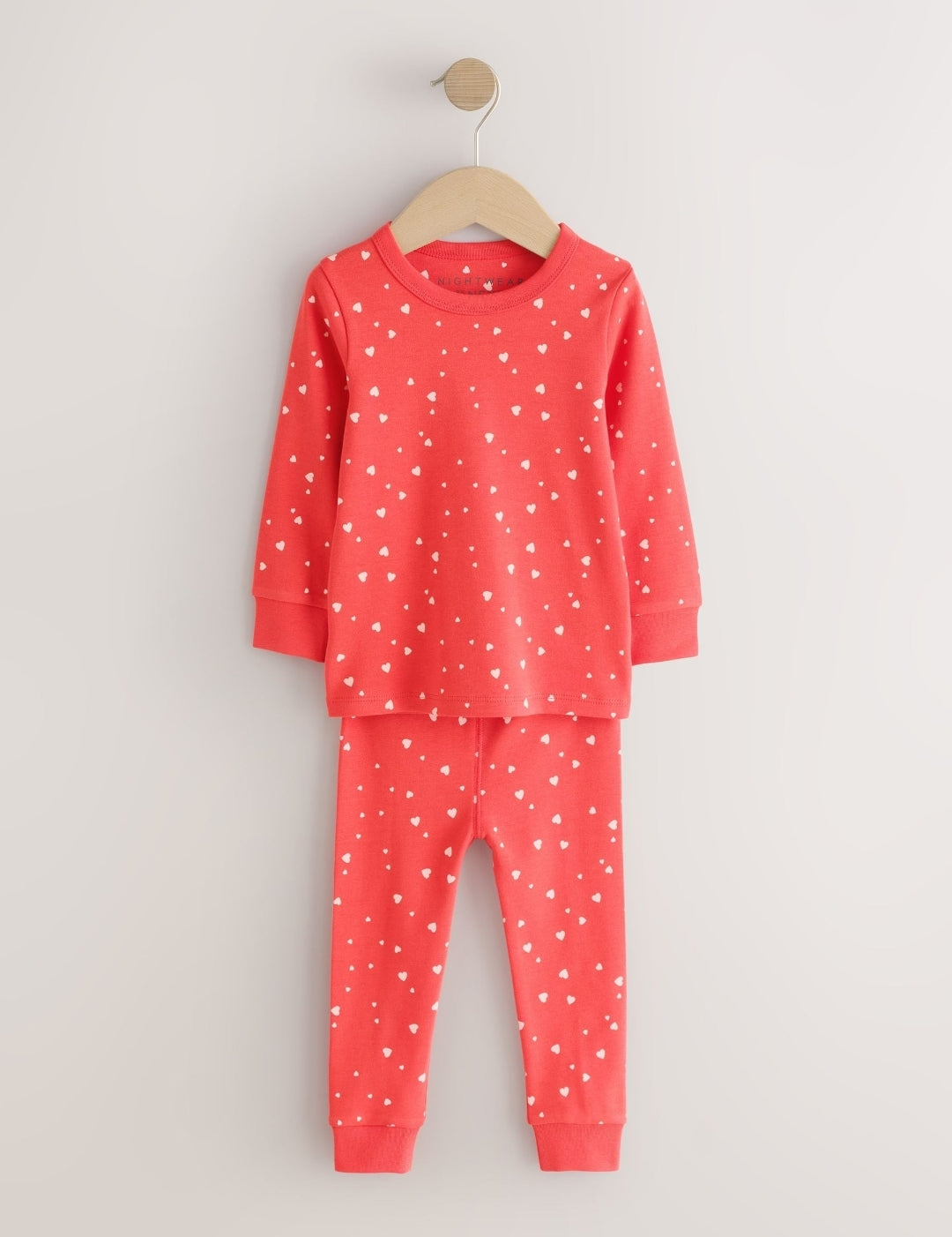 Red/Ecru Snuggle Pyjamas 3 Pack