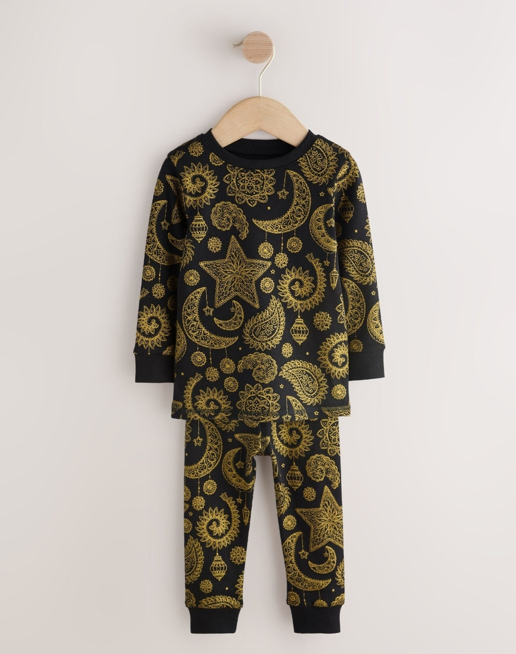 Black/Gold EID Snuggle Fit Pyjamas