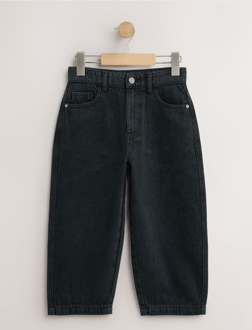 Black Barrel Fit Authentic Jeans