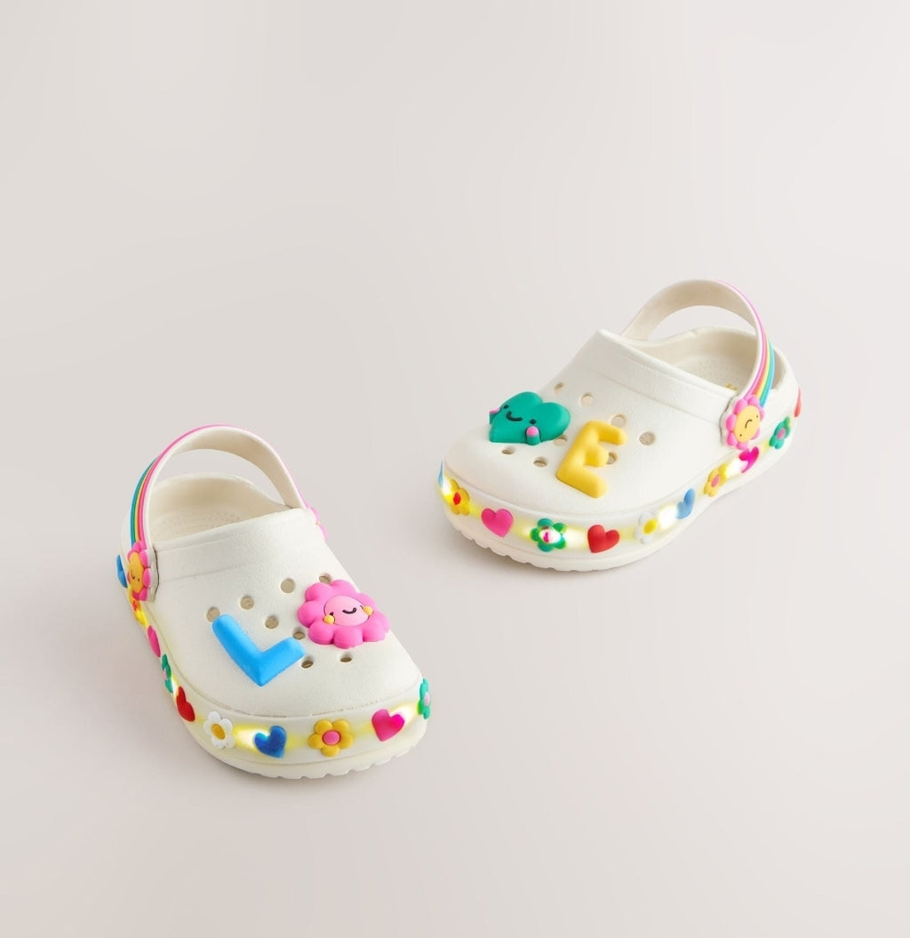Bone Light Up Clogs