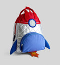 JoJo Maman Bébé Silver Quilted Space
Rocket Backpack 12 inches