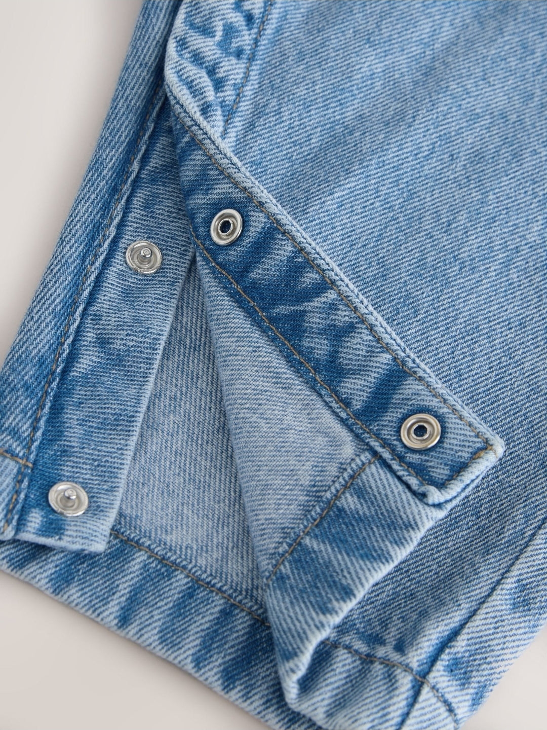 Mid Blue Denim Dungarees