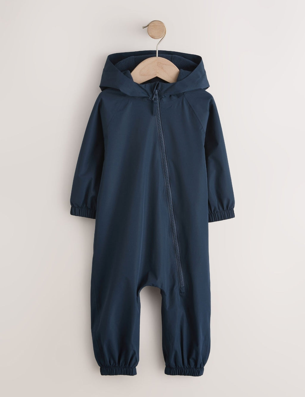 Navy Dino Waterproof Fleece Lined Puddlesuit