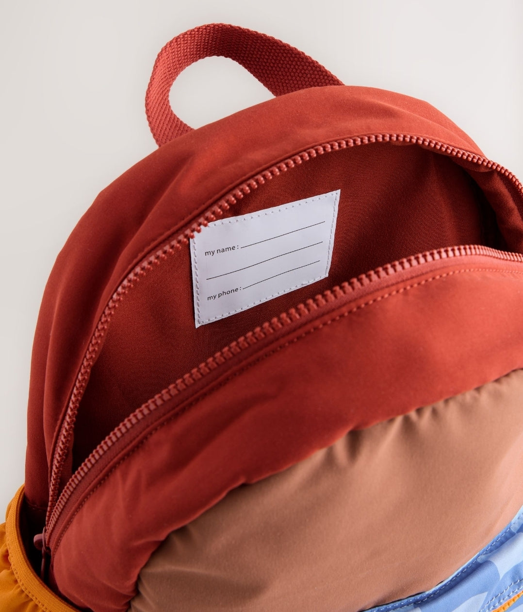 Colourblock Check Backpack 14 inches