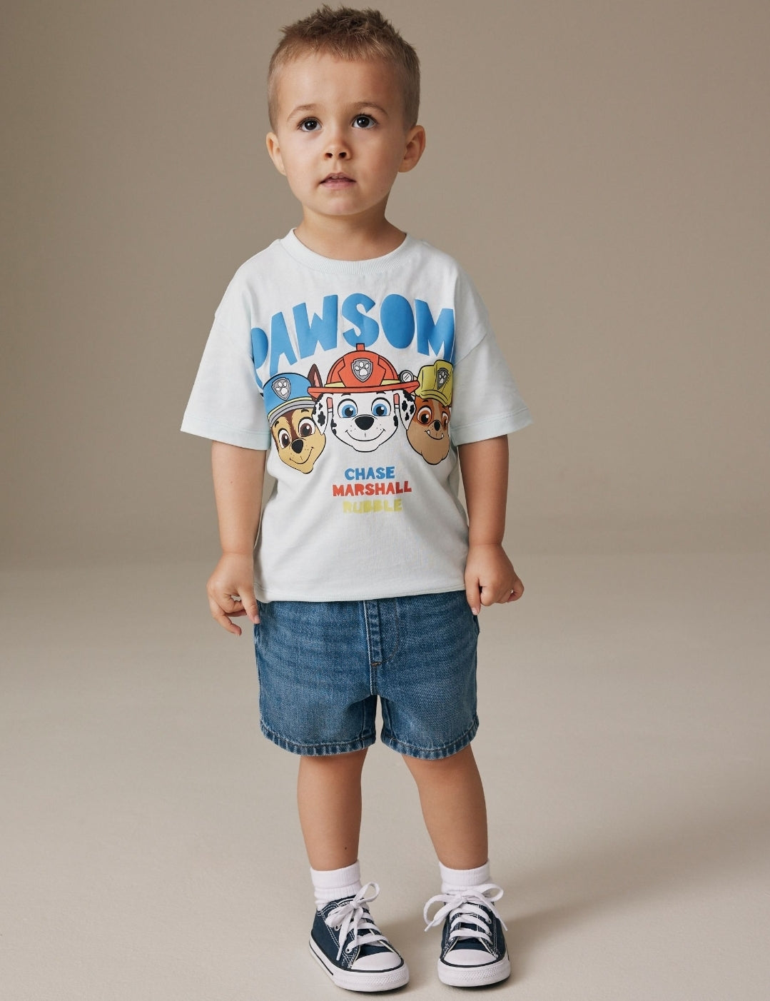 Light Green Paw Patrol Short SleeveT-Shirt
