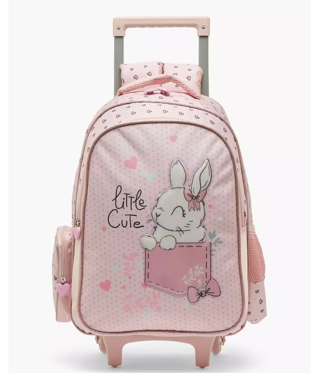 Rabbit Print 3-Piece School Trolley Bag Set 16 inches
