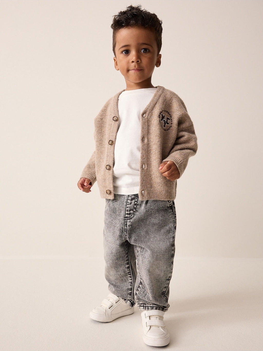 Brown Character Cardigan