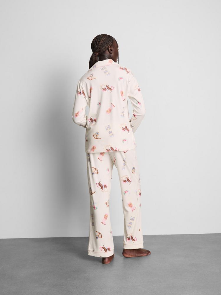 Primark Printed Minky Boyfriend Pyjamas