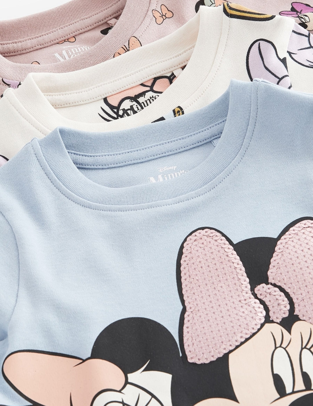 Pink/Blue/White Snuggle Pyjamas 3 Pack
