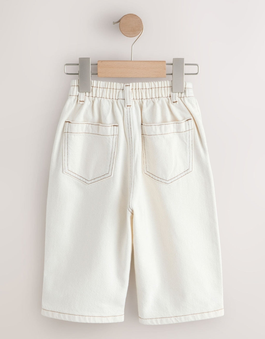 Ecru Wide Fit Jeans