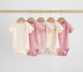 Pink Heart Baby Short Sleeve
Bodysuits 5 Pack