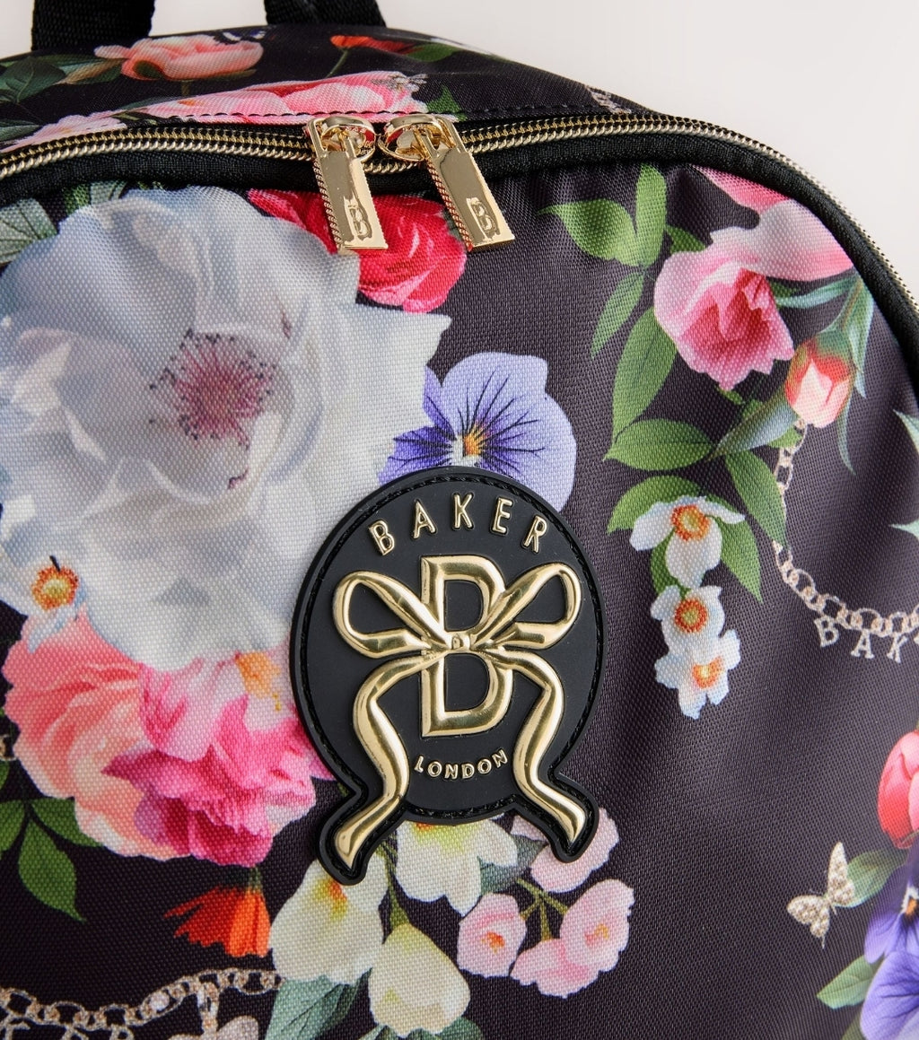 Baker by Ted Baker Black Back to School
Childrens Floral Bow Backpack