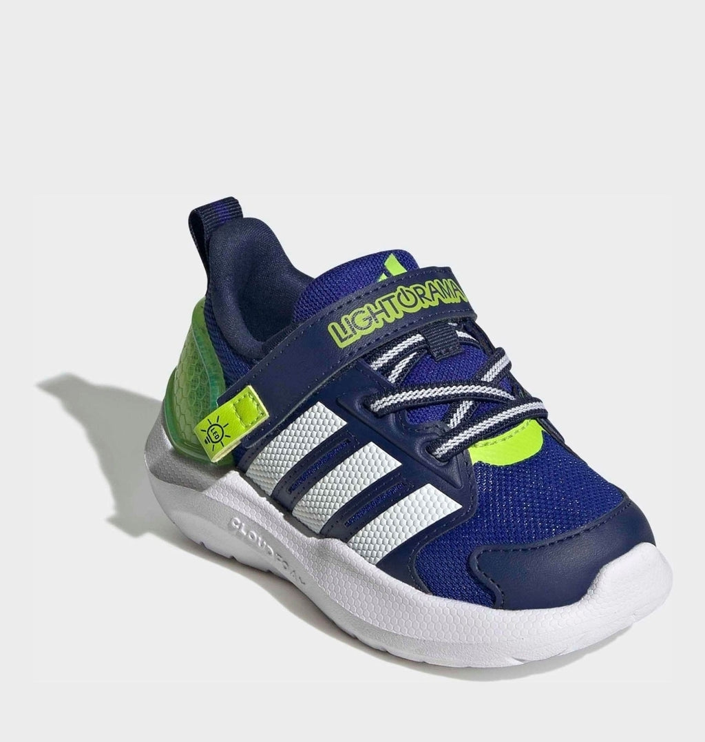 adidas Blue Lightorama Infant Trainers