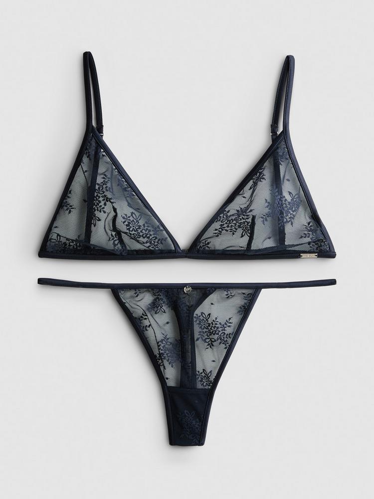 Primark The Edit All Over Lace Triangle Lingerie Set