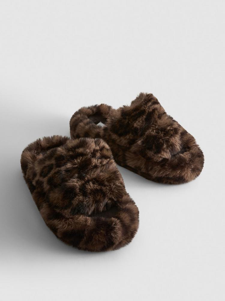 Primark Double Strap Fluffy Slippers