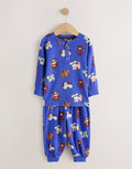 Blue Animal All Over Print Ribbon Wrapped Pyjamas Gift Set