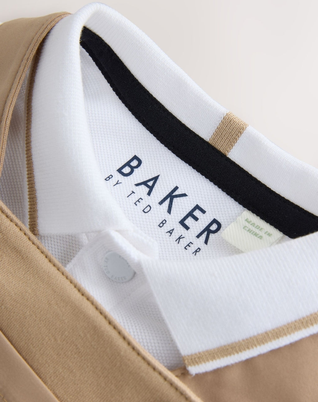 Baker by Ted Baker Stone Dungaree and Polo Shirt Set