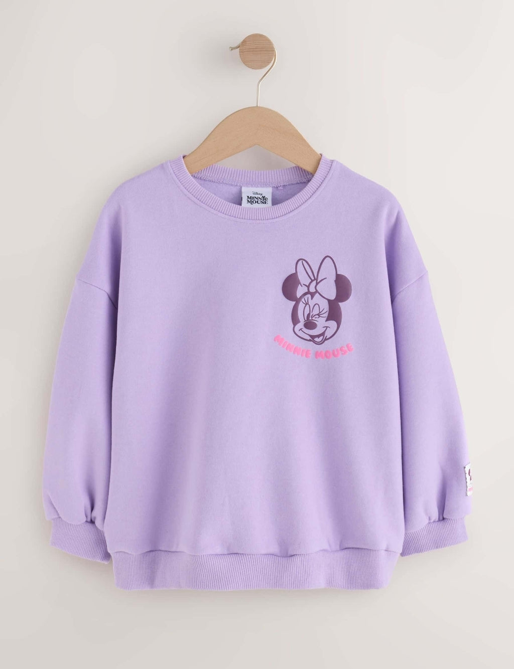 Lilac Purple Minnie Mouse Bubble Tea Minnie Mouse Sweatshirt