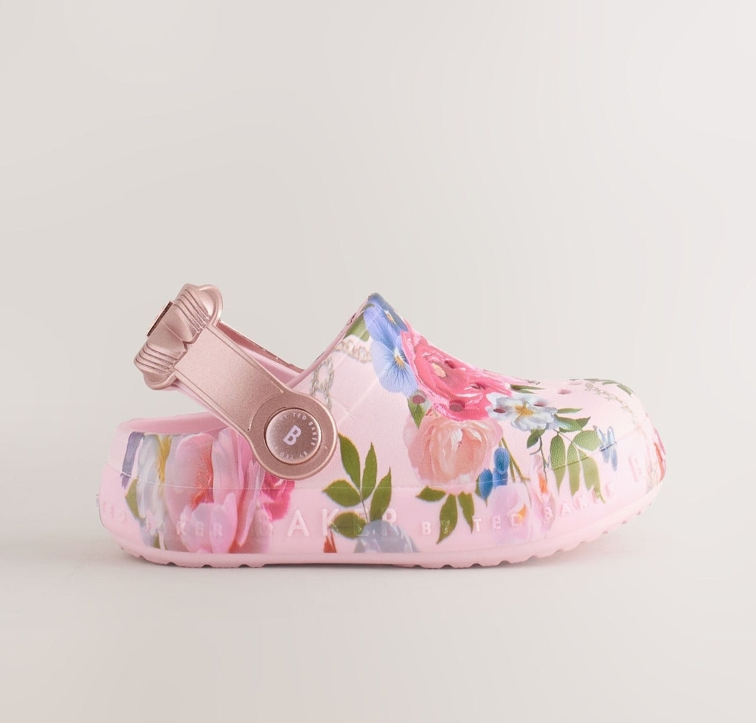 Baker by Ted Baker Girls Bow Clog Sandals