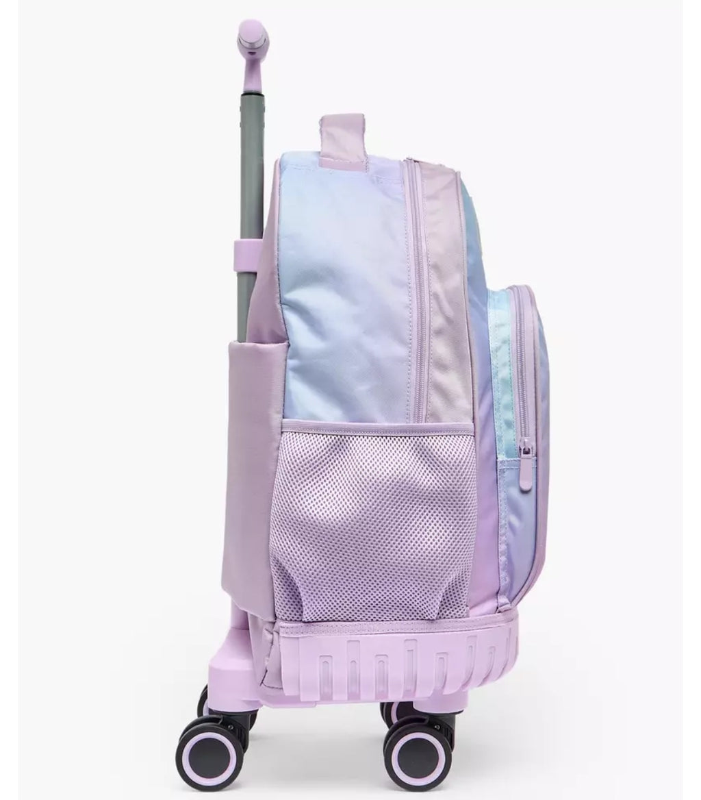 Ombre Print 3-Piece School Trolley Bag Set 18 inch
