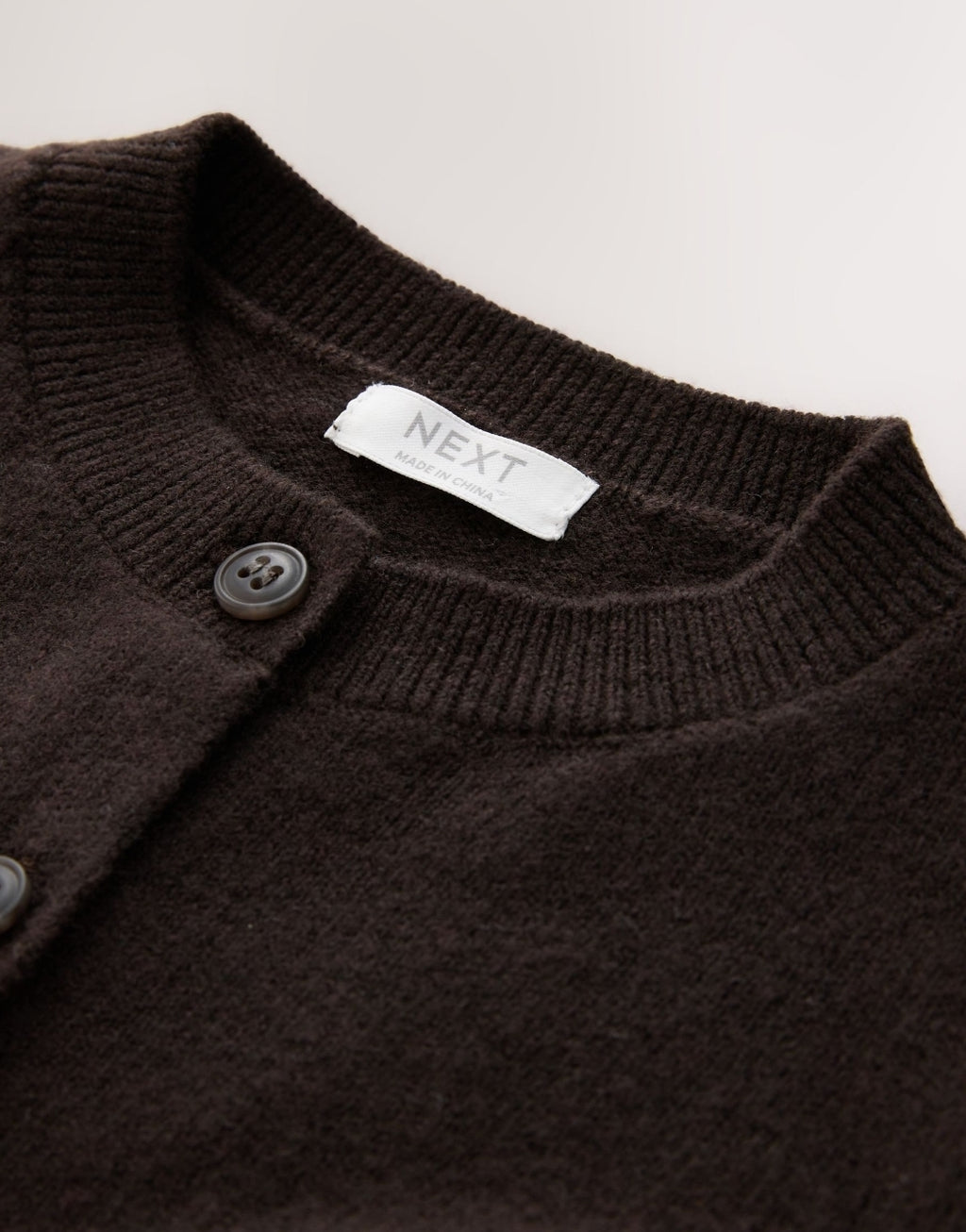 Chocolate Brown Knit Cardigan