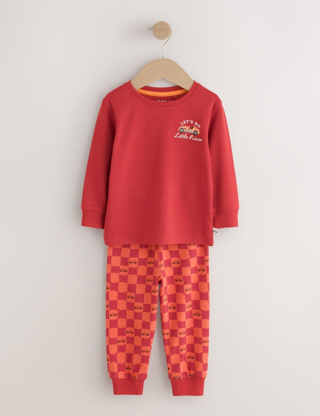 Red/Blue Race Car Relaxed Snuggle Pyjamas 3 Pack