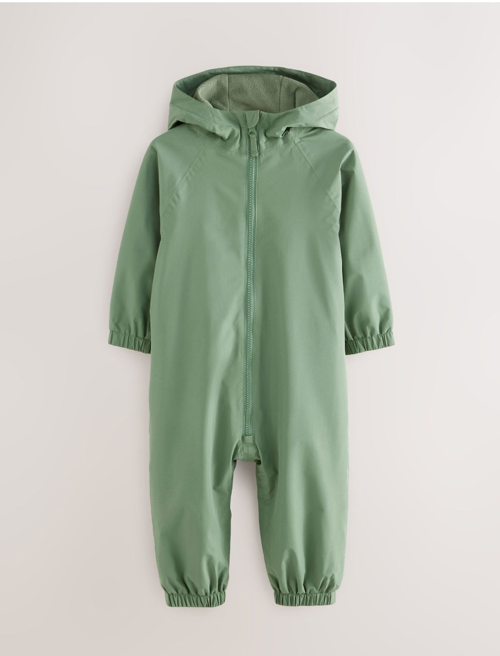 Khaki Green Waterproof Fleece Lined Puddlesuit