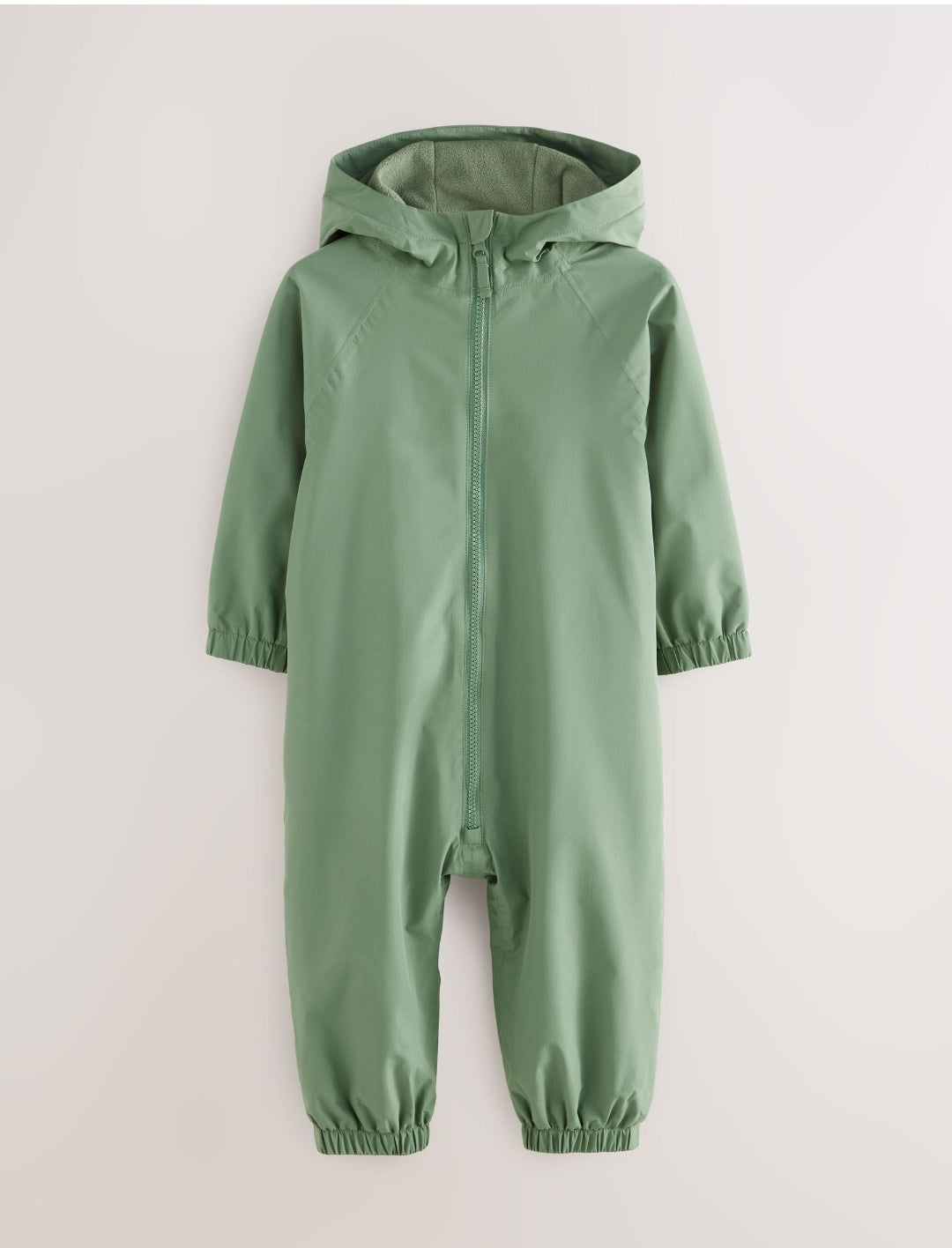 Khaki Green Waterproof Fleece Lined Puddlesuit