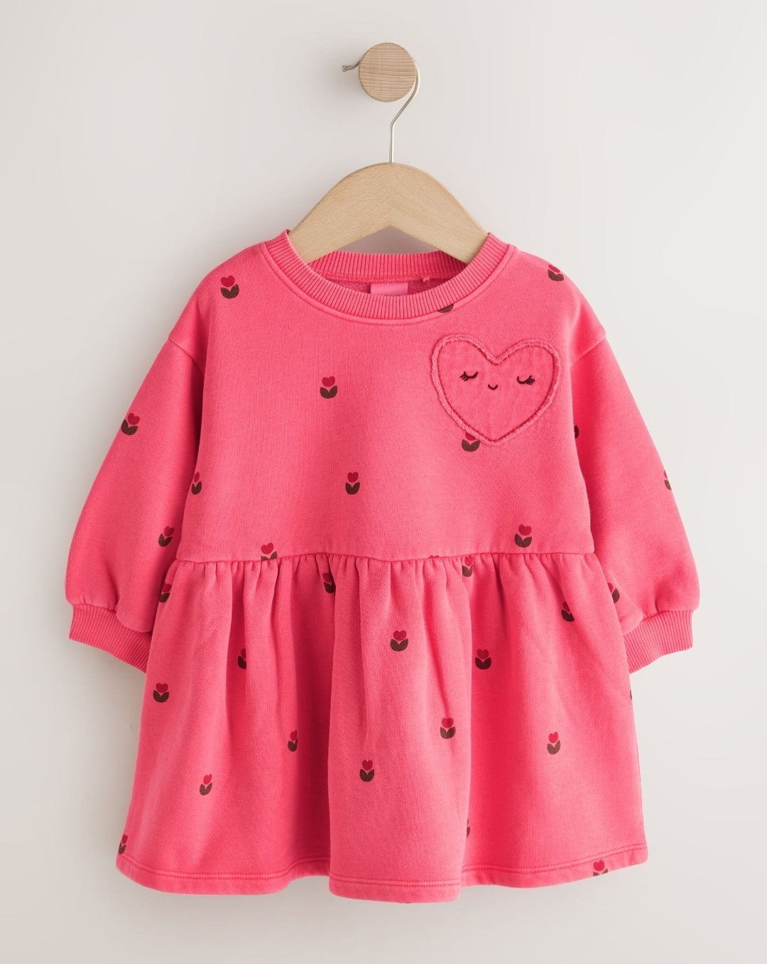 Pink Hearts Sweat Dress
