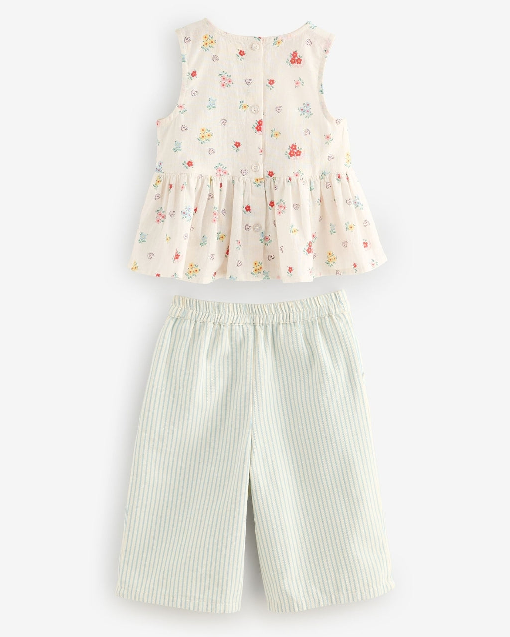 Cath Kidston Ecru Ditsy Blouse
And Trousers Set