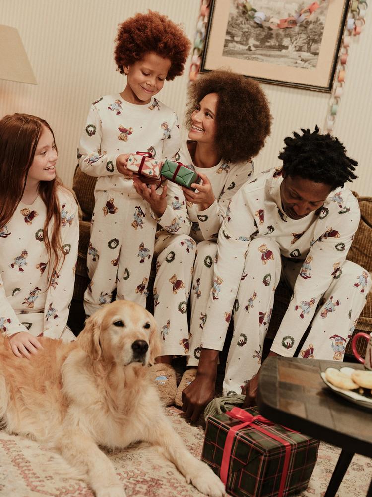 Primark Men’s Pure Cotton Teddy Bear Family Christmas Pyjamas