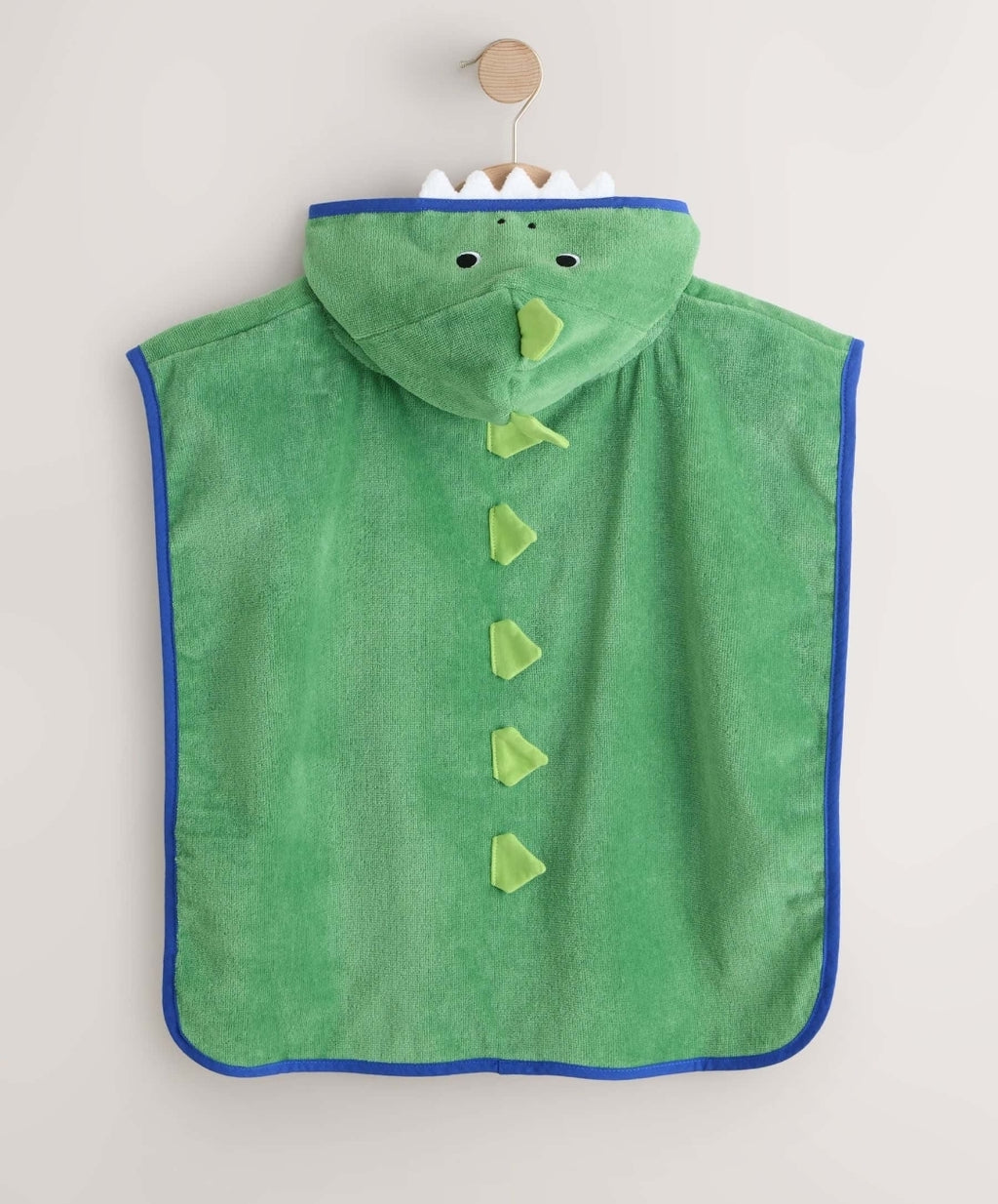 Green Dino Towelling Poncho