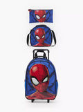 Spider-Man Print 3-Piece School Trolley Bag Set 14 inches