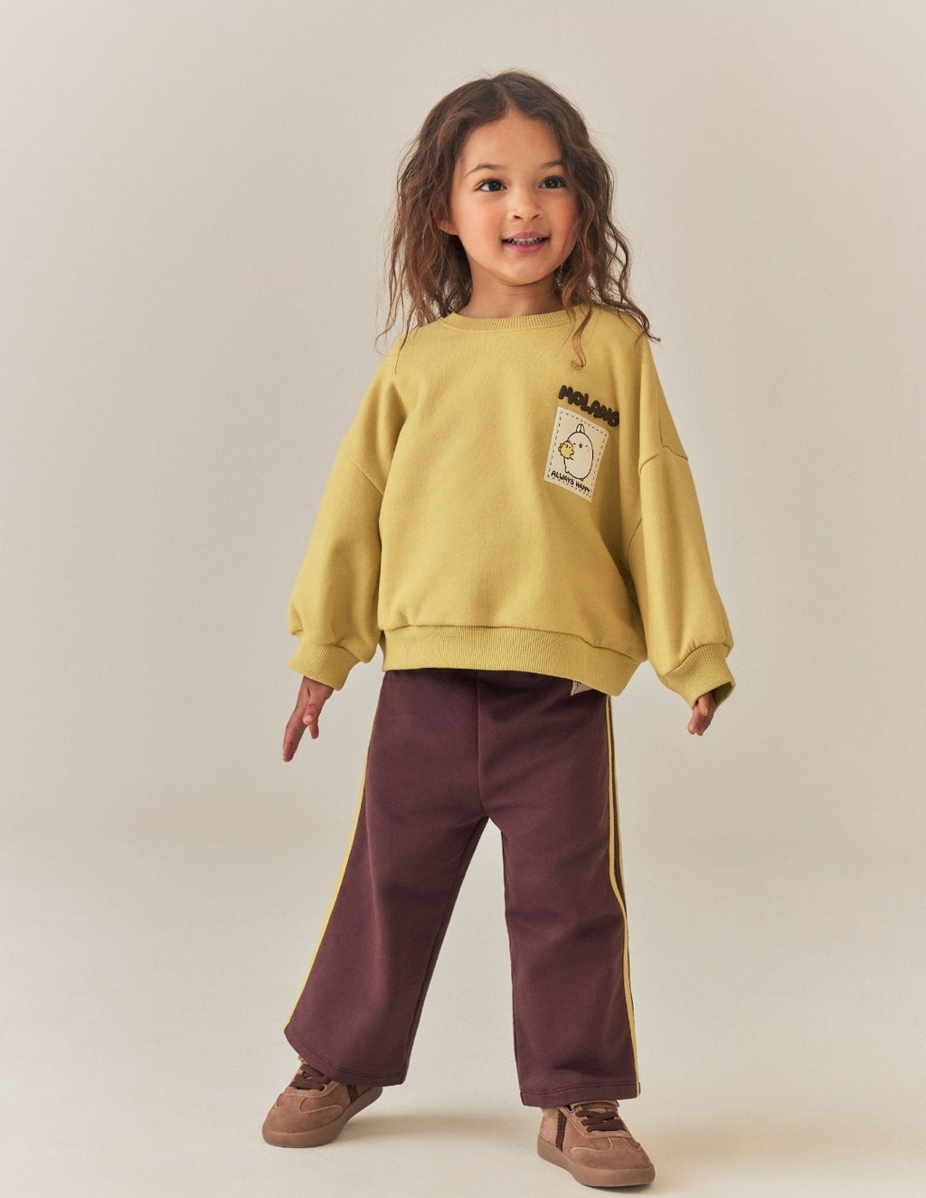 Green Molang Sweatshirt and Leggings Set