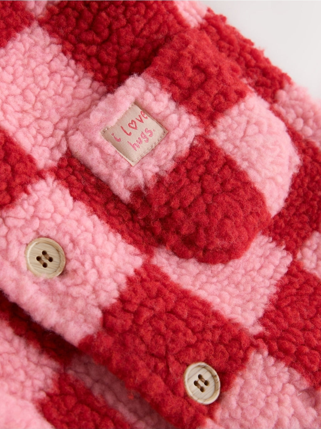 Pink and Red Checkerboard Borg
Hooded Baby All-In-One
