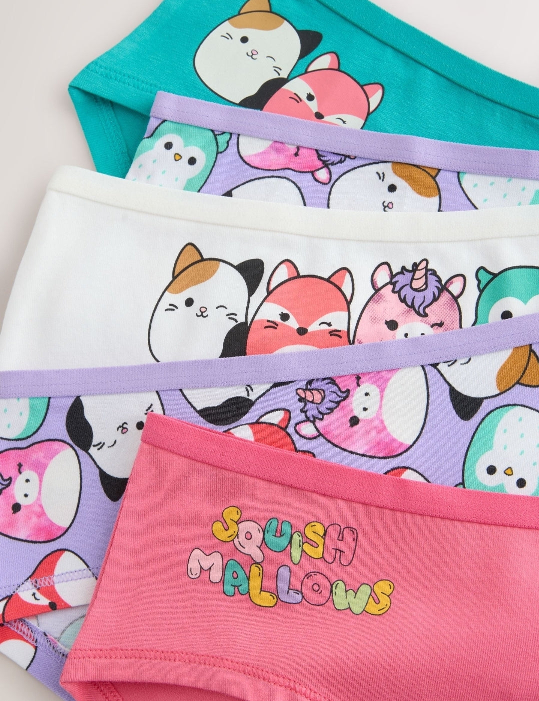 Purple/Green Squishmallow
Hipsters 5 Pack
