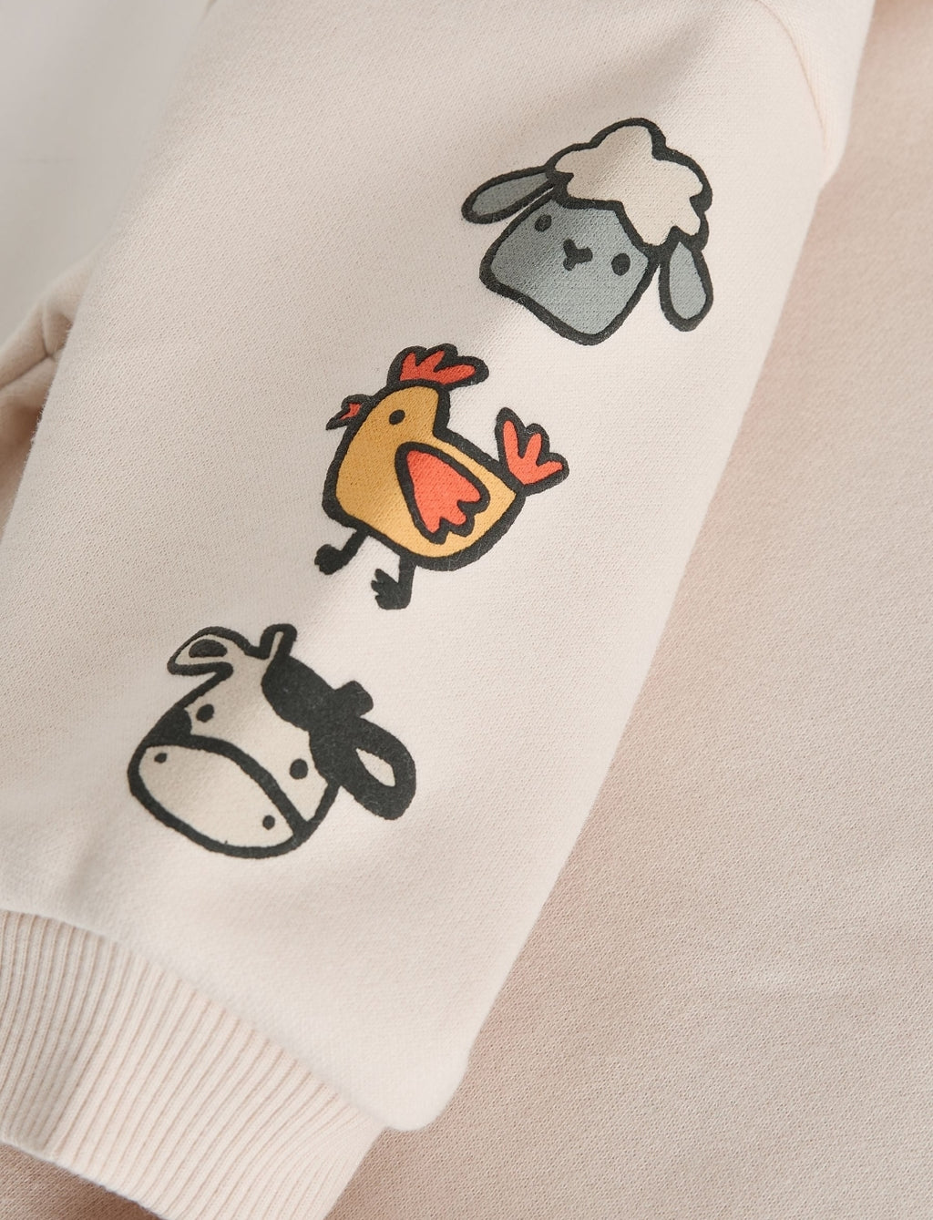Ecru Farm Back Printed Crew Neck
Sweat Top