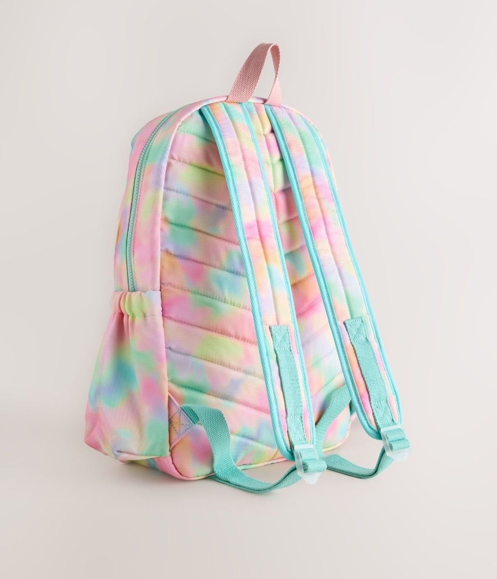 Pink Tie-Dye Backpack