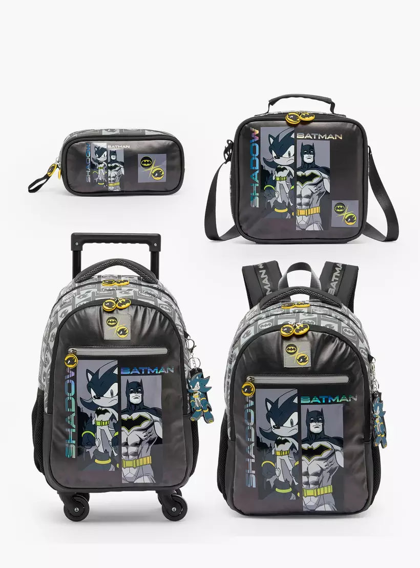 Sonic Batman Backpack for Boys16 inches