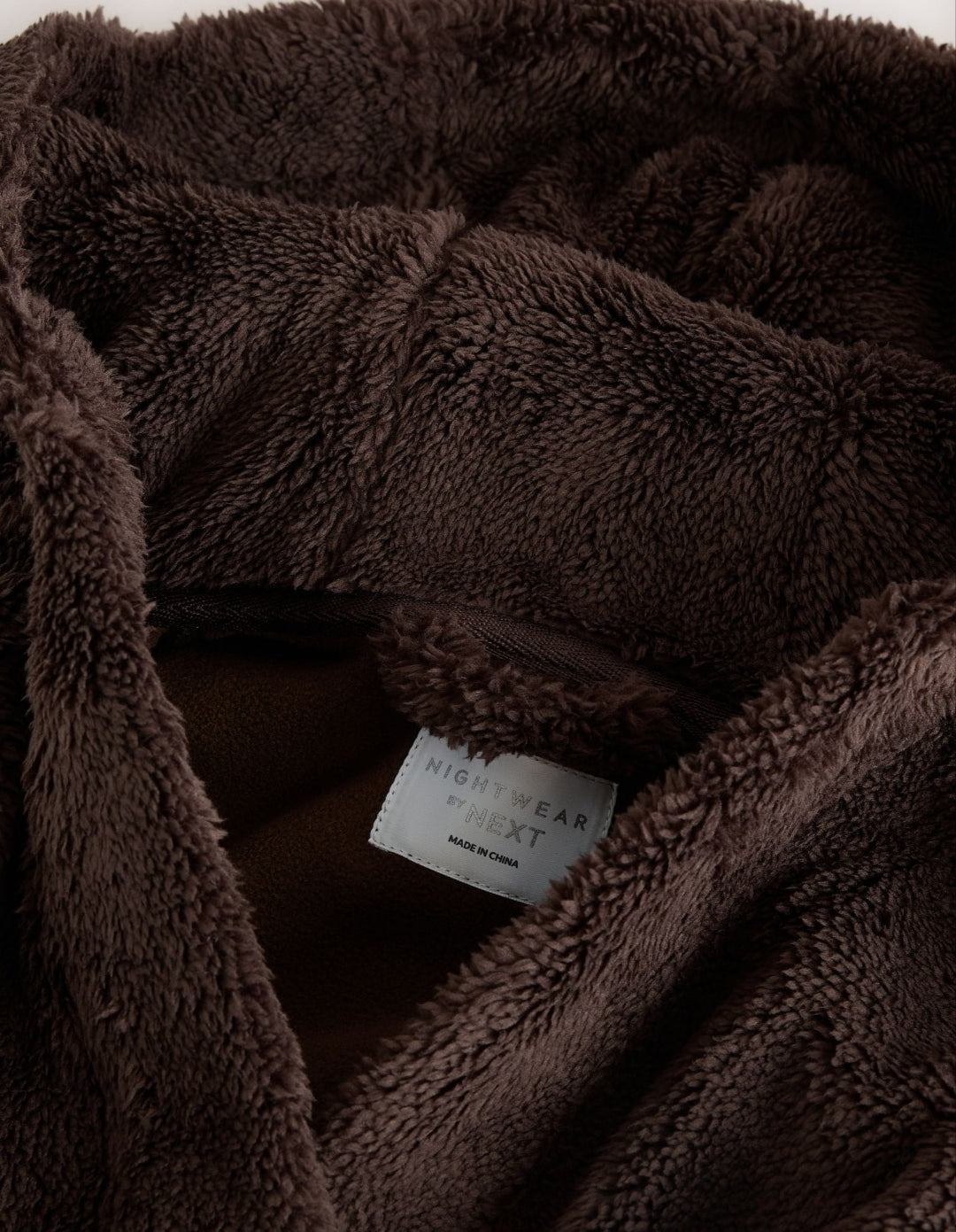 Brown Fleece Robe
