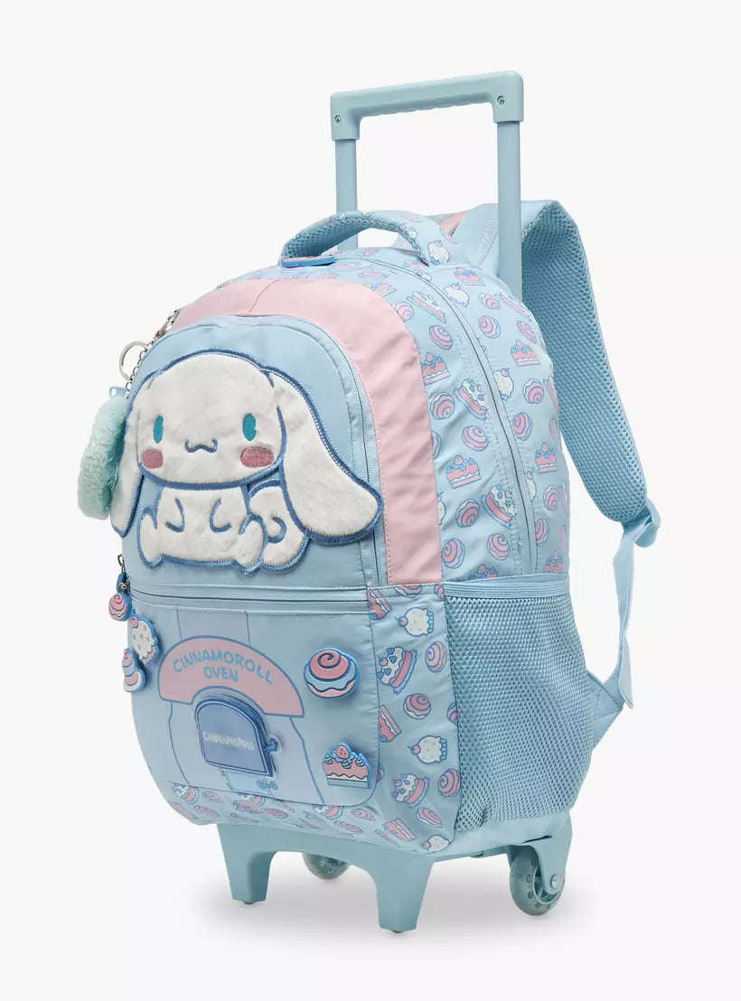 Sanrio Cinnamoroll Applique Trolley Bag for Girls 16 inches