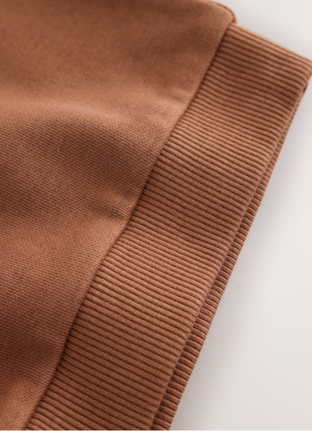Rust Brown Lion Printed Crew Neck Sweat Top