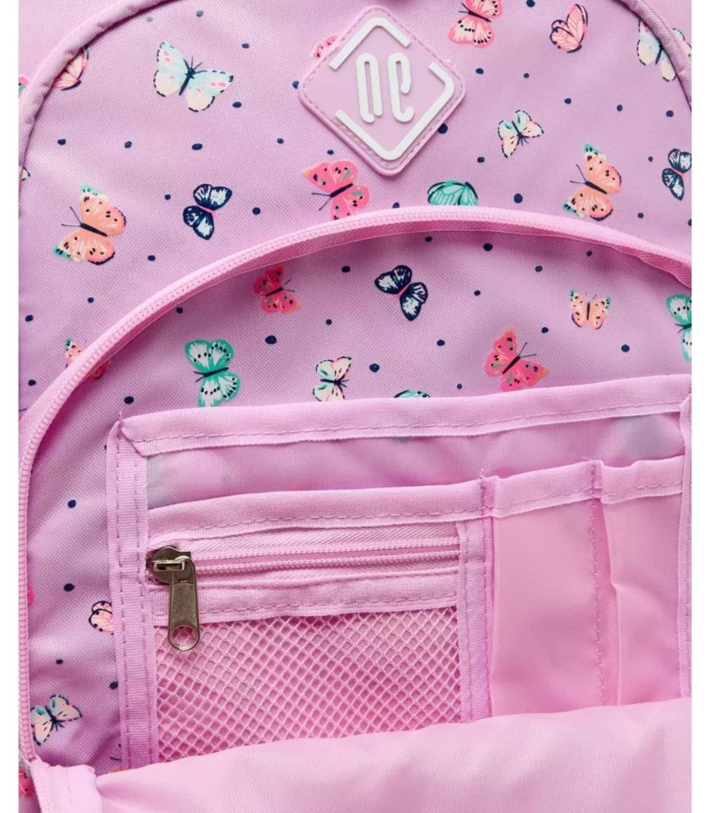 New Expressions Printed 3-Piece Trolley Backpack Set  18 inches