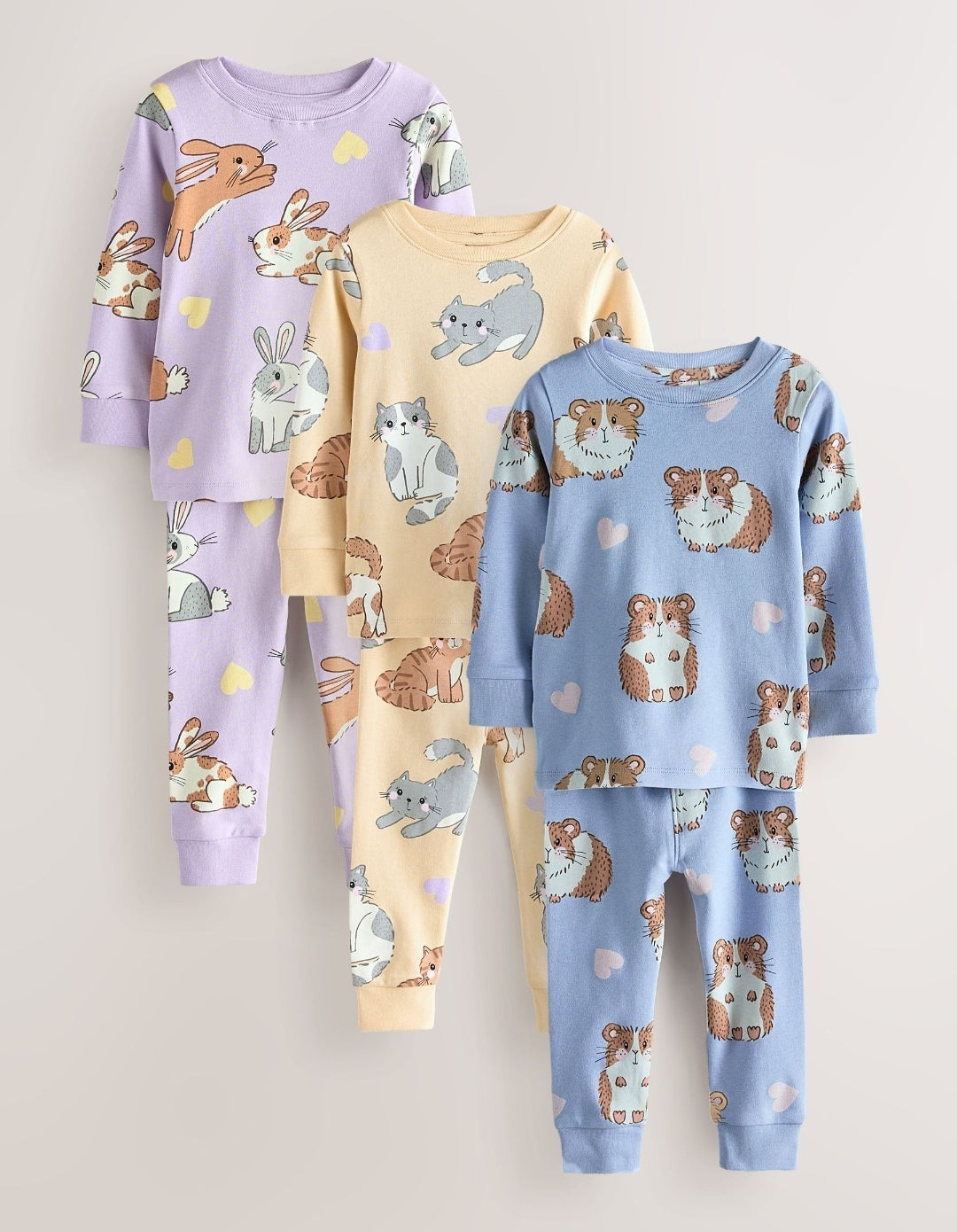 Yellow/Blue Snuggle Pyjamas 3