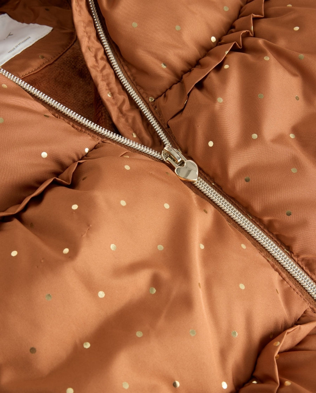 Toffee Gold Shower Resistant Padded Coat